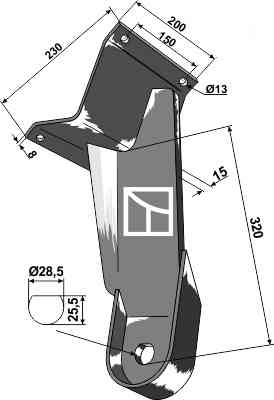 Back disc support