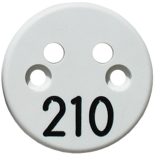 Sprinkler cap yardage marker - 1 number