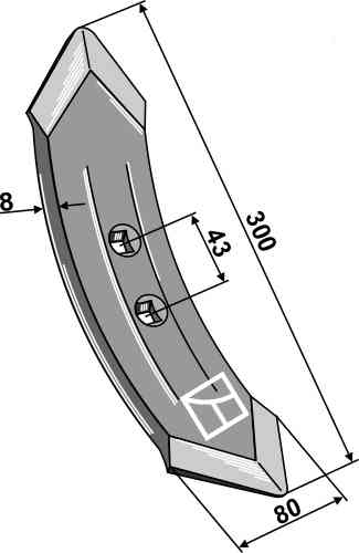 Beitel K32 voor system Kongskilde passend voor Kongskilde 105000650