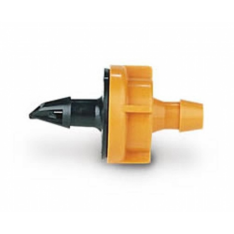 Rain bird pressure-compensating module - orange 24gph barb x barb