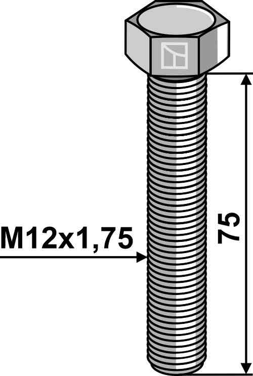 Sechskantschraube M12 ohne Mutter