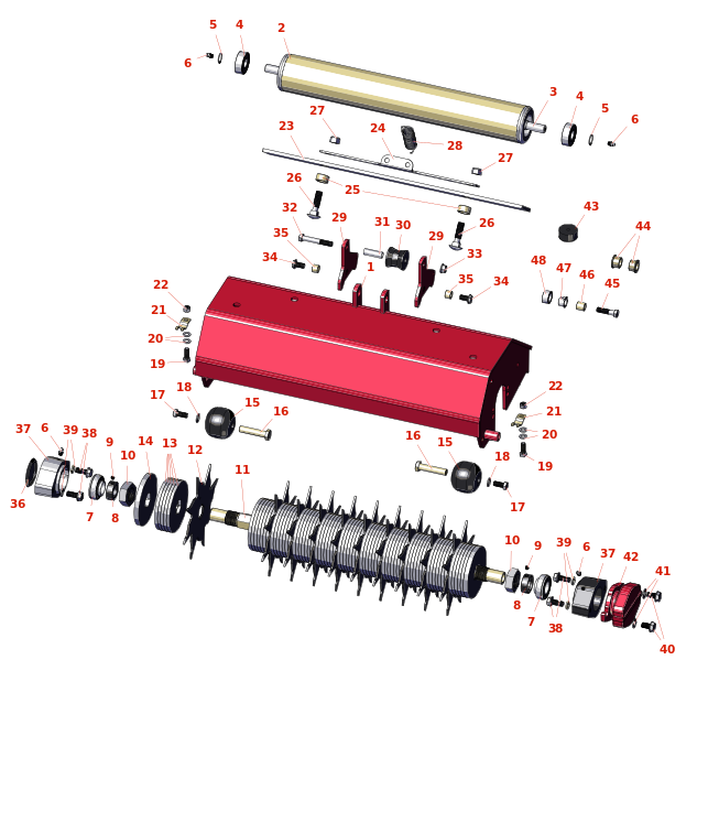 Toro Greensmaster 3120 Spiker Reel & Frame