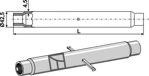 Tube M 27 x 3