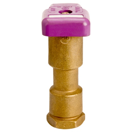 Valve - 1 1/2" quick coupler lavender w/ lock