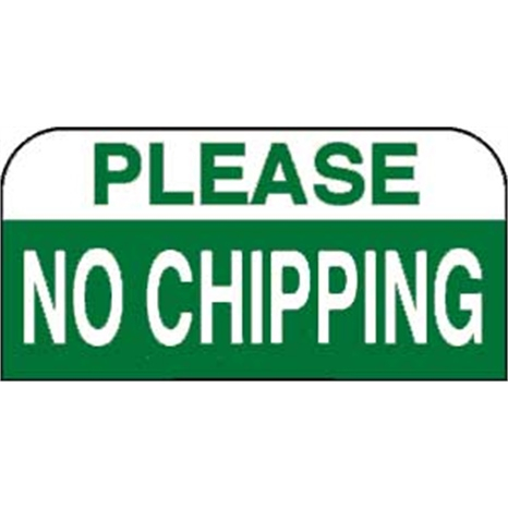 Sign - no chipping