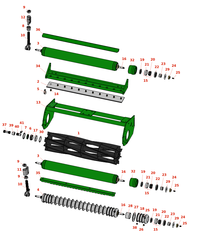 Ransomes 185, 285, 300, 305 & 405 Reel & Bedknife