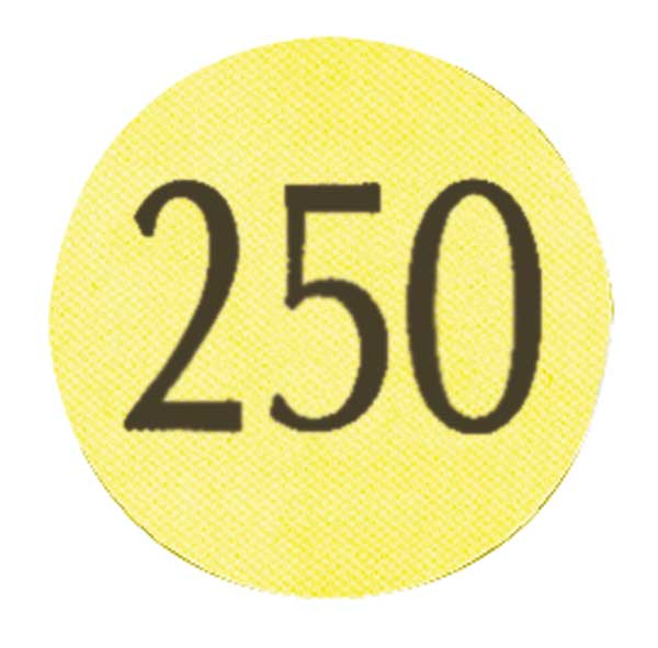 250 yardage marker - 8" - yellow