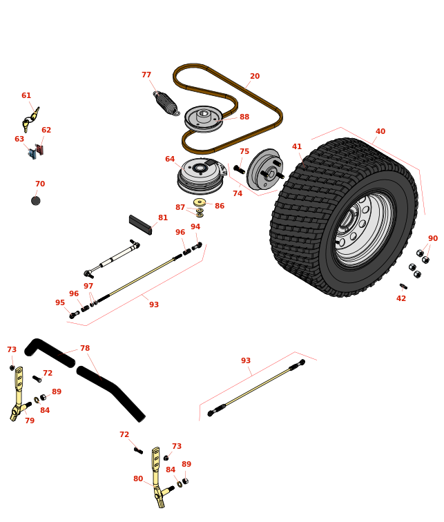 Toro Z Master Professional 6000 Steering & Drive