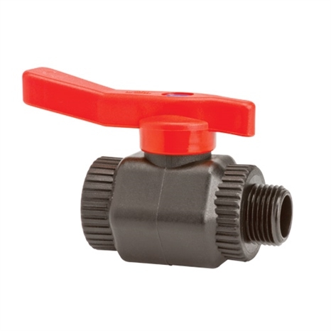 Underhill plastic high flow control valve - 3/4in mht x 3/4in fht