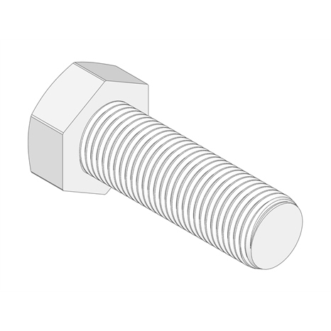 Screw - 1/2 20 x 1-1/2 hex