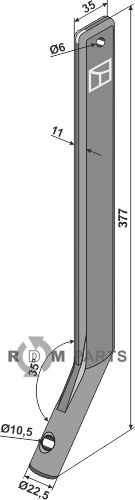 Tine fitting for Einböck 15-262