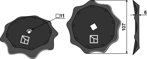 Futtermischwagenmesser