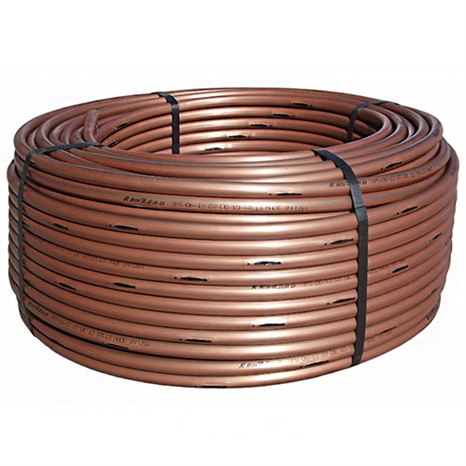 Rain bird xfs sub-surface dripline with copper shield - 0.6gph 12" spacing 500' coil