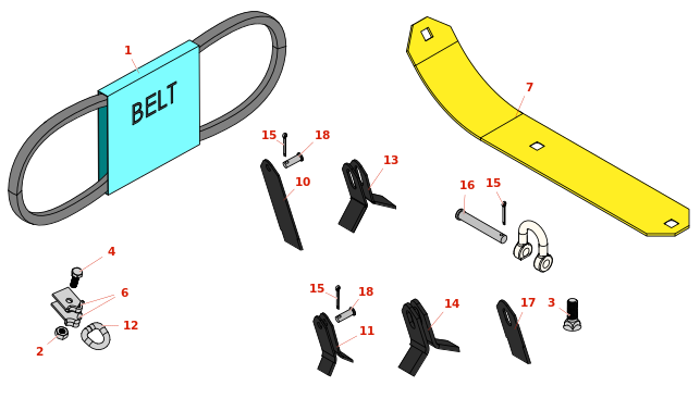 Rhino Flail Mower Flail Parts