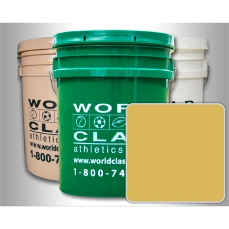 World class removable artificial turf paint - gold - 5 gal