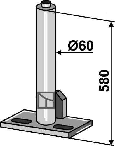 Befestigungs-Halter für Spindelverstellung