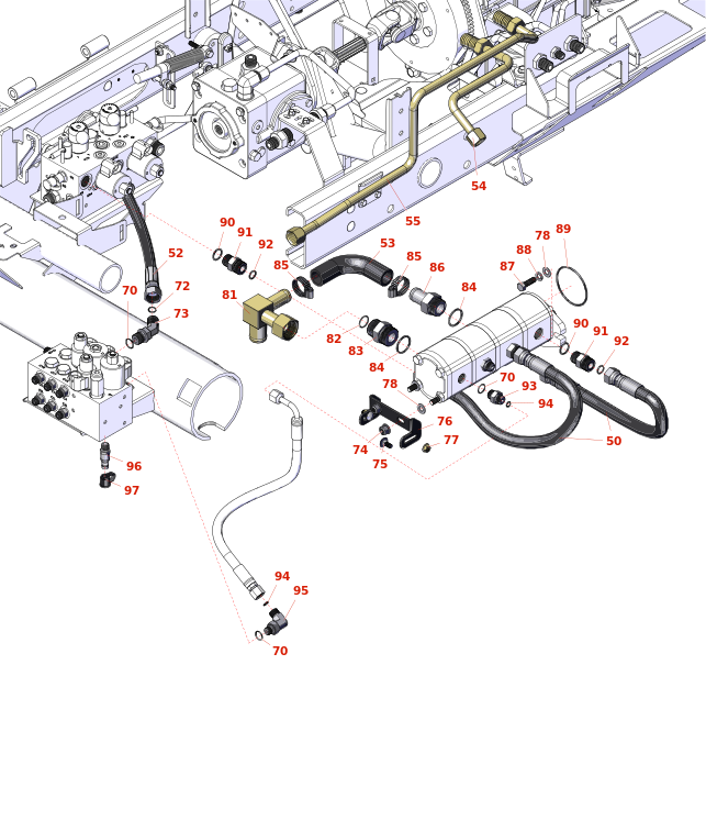 Toro Reelmaster 5510-G Hydraulic Manifold