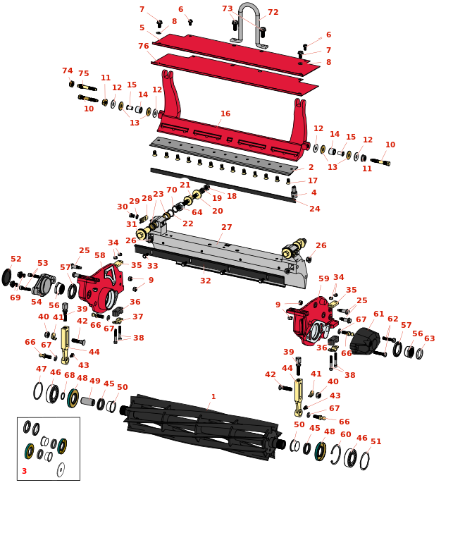 Toro Greensmaster 3200 & 3200-D Reel & Bedknife