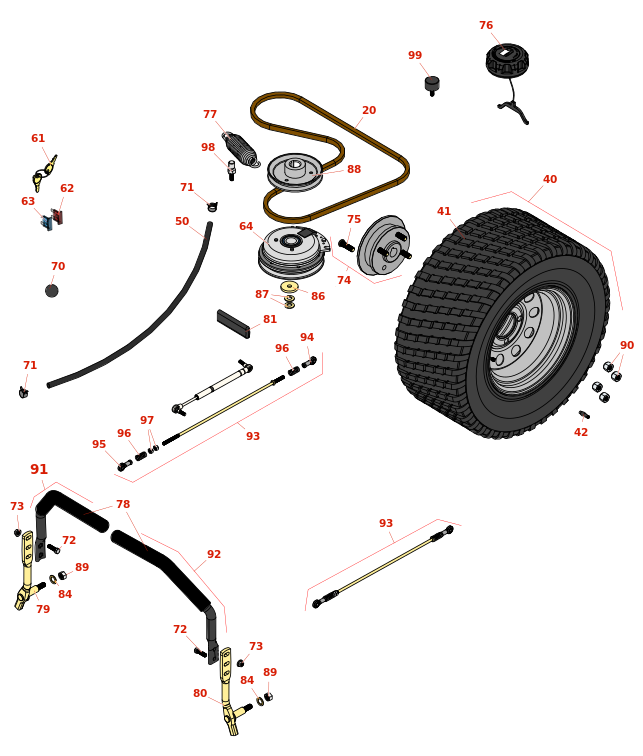 Toro Z Master Professional 6000 Steering & Drive