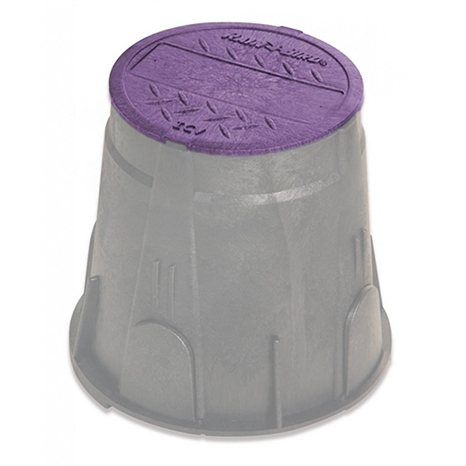 Rain bird 7" round valve box purple lid only