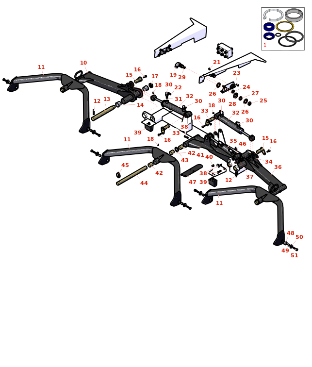 Toro Groundsmaster 4500-D Front Lift Arm