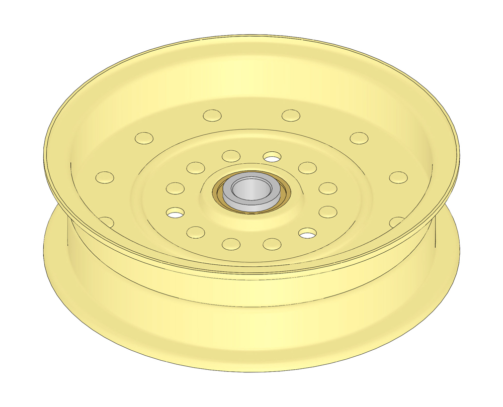 Pulley assy  6 in- w/brg