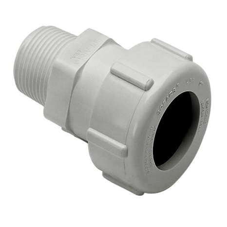 1-1/2 pvc compression male adapter com