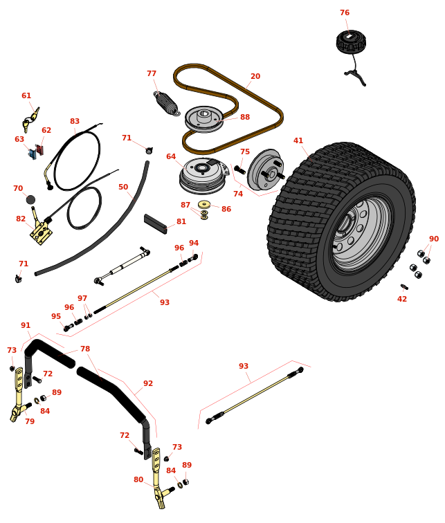 Toro Z Master Professional 6000 Steering & Drive