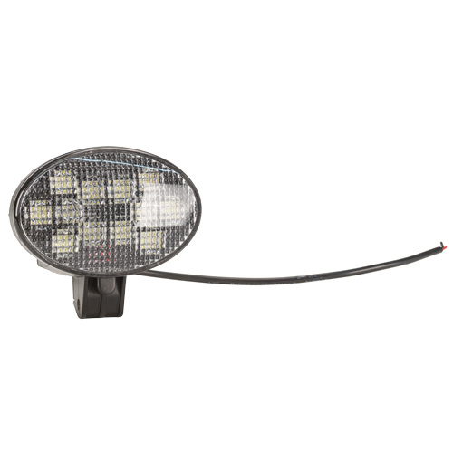 Led oval work light - 12 led 30w