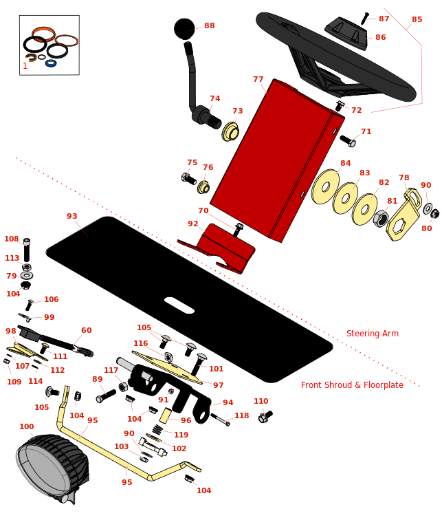 Toro Reelmaster 3575-D Front Platform