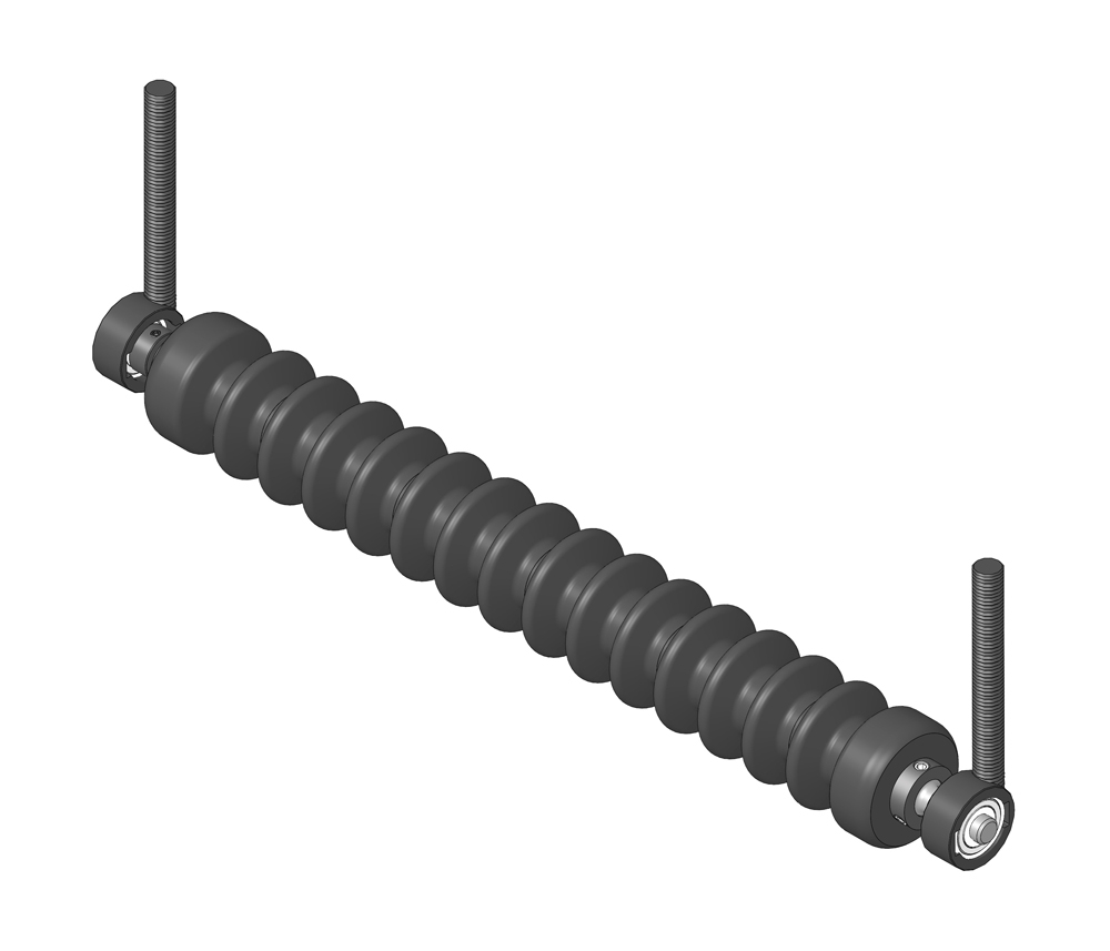 Minuteman rear grooved roller system