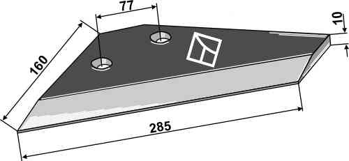 Replacement wings - left (new model) fitting for Frost 51750