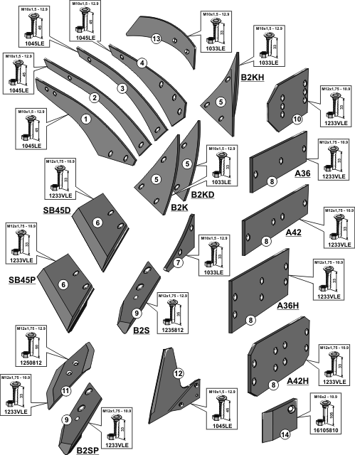 Ploeglichaam type US40