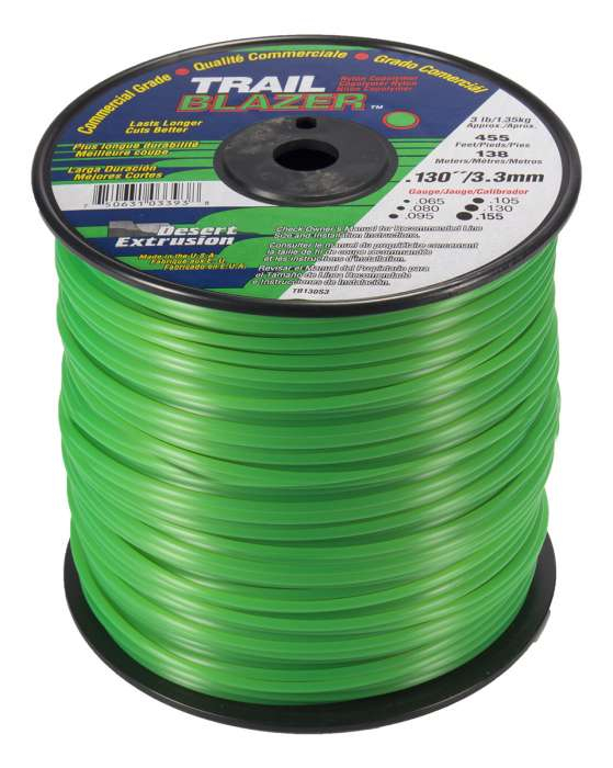 Trimmer line trailblazer™ round green .130" / 3.3mm