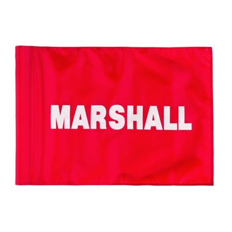 Flag - cart id marshall - red/white