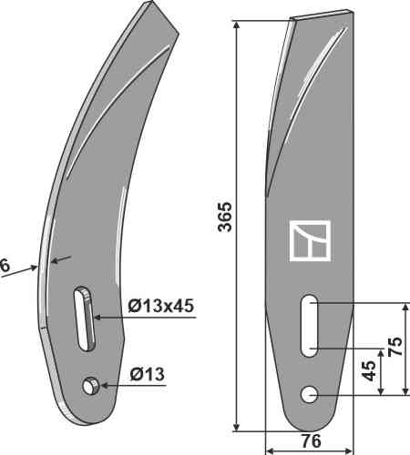 Guideboard - right