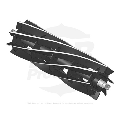 Reel - 8 blade - internal splines