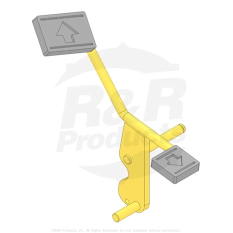 Traction pedal assy