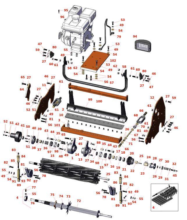 Jacobsen Greens King 518 Reel & Bedknife