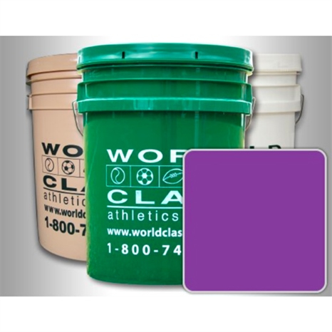 World class removable artificial turf paint - purple - 5 gal