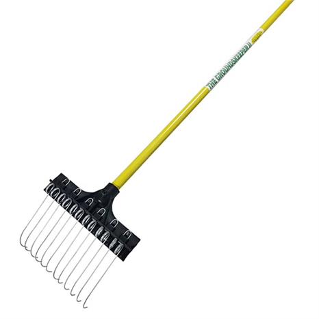 Groundskeeper ii shrub rake 9in green set/6