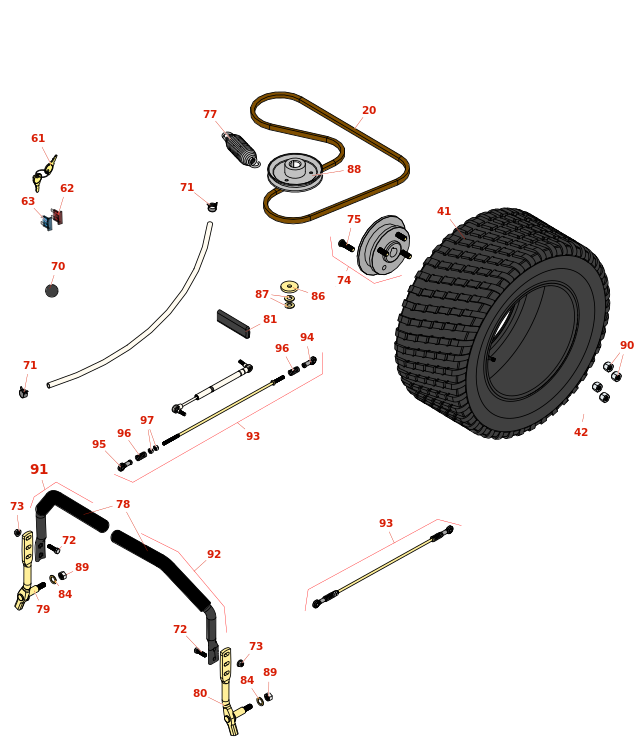 Toro Z Master Professional 6000 Steering & Drive