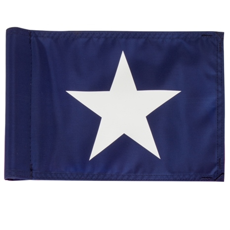 Star practice green flag - 10x12 navy blue