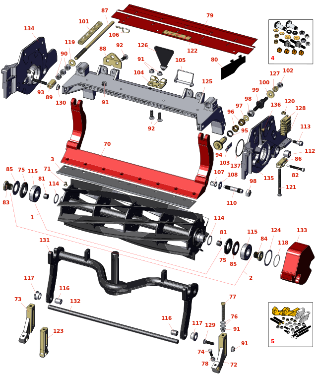 Toro Reelmaster 3575-D Reel & Bedknife