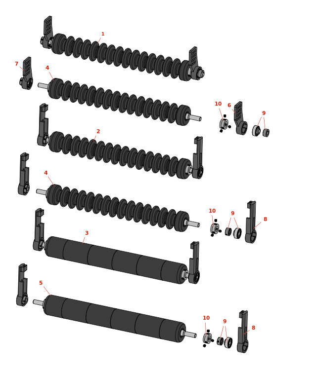 Toro Reelmaster 6700D Minuteman Roller System