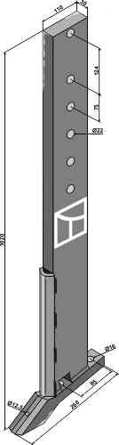 Subsoiling shank