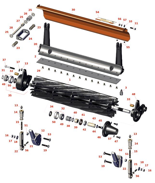 Jacobsen Eclipse 122 Reel & Bedknife