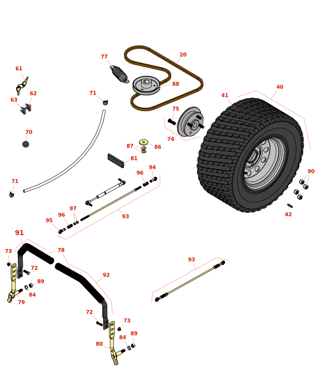 Toro Z Master Professional 6000 Steering & Drive