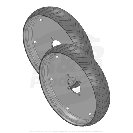 Wheel assy - 4x20 (2 ea) 20od