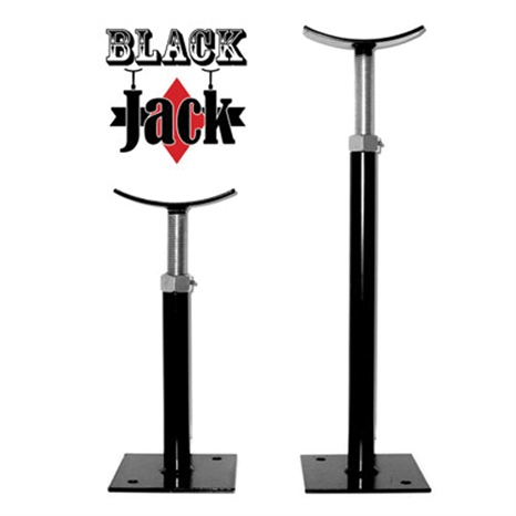 Black jack adjustable pipe support - 10in-16in height - holds 2-1/2in- 4in pipe